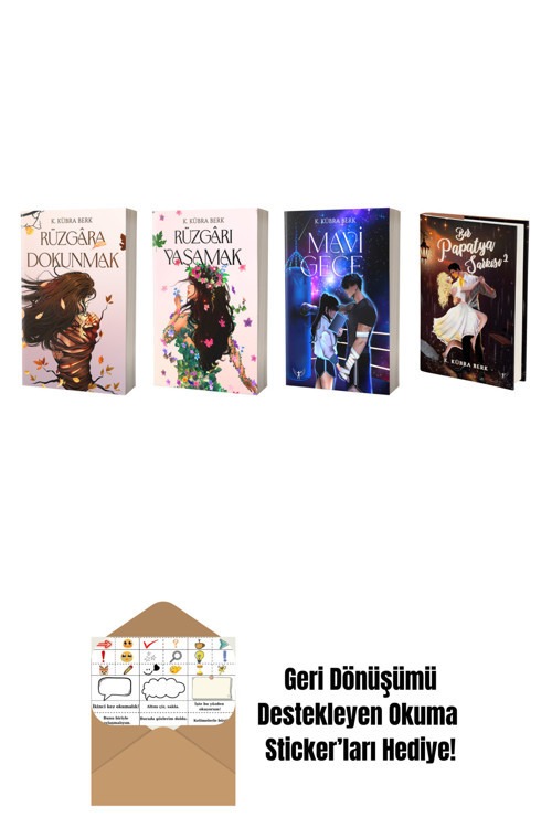 Artemis Yayınları K. Kübra Berk 4 Kitap Set + Okuma Sticker'Ları