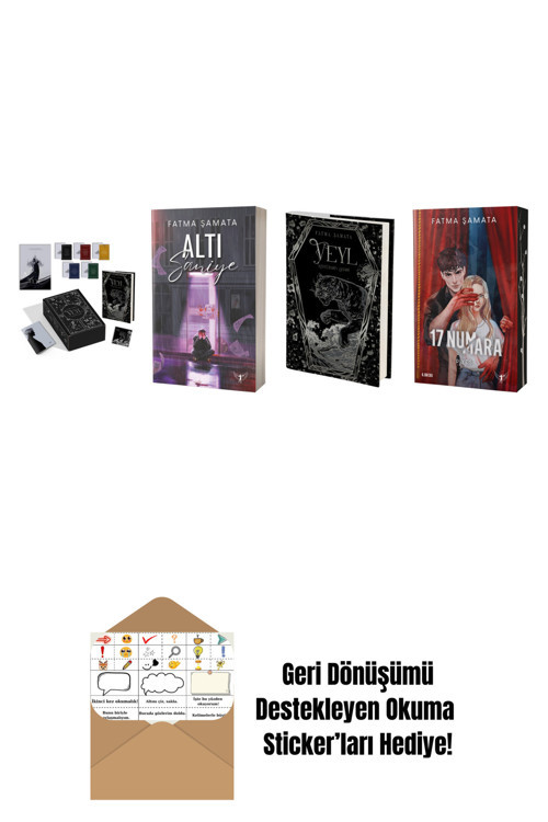 Artemis Yayınları Fatma Şamata 4 Kitap Set + Okuma Sticker'Ları