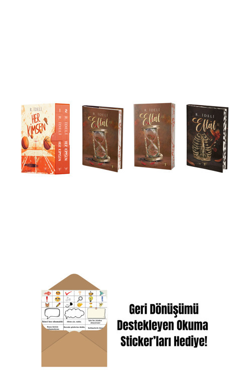 Artemis Yayınları R. İdeli 4 Kitap Set + Okuma Sticker'Ları