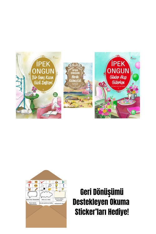 Artemis Yayınları İpek Ongun 3 Kitap Set + Okuma Sticker'Ları
