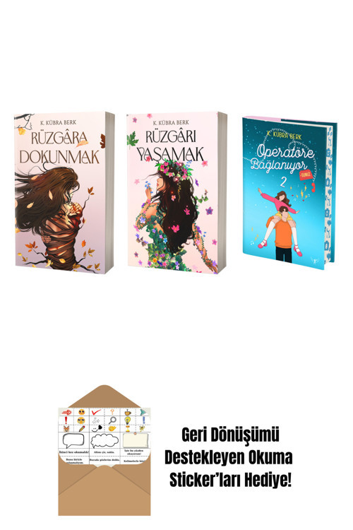 Artemis Yayınları K. Kübra Berk 3 Kitap Set + Okuma Sticker'Ları