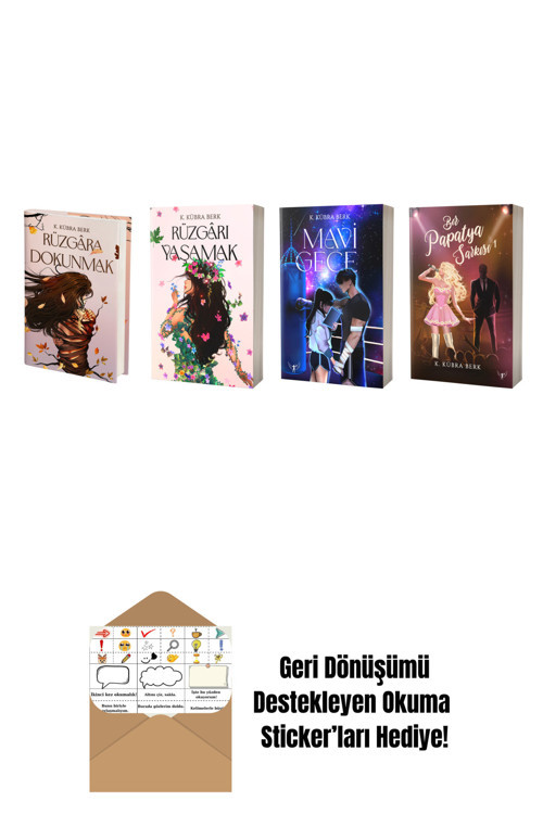 Artemis Yayınları K. Kübra Berk 4 Kitap Set + Okuma Sticker'Ları