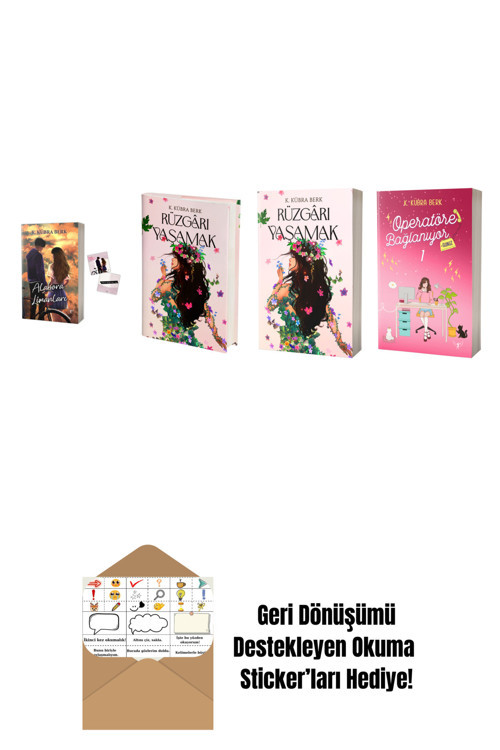 Artemis Yayınları K. Kübra Berk 4 Kitap Set + Okuma Sticker'Ları