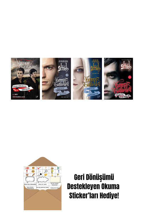 Artemis Yayınları L. J. Smith 4 Kitap Set + Okuma Sticker'Ları