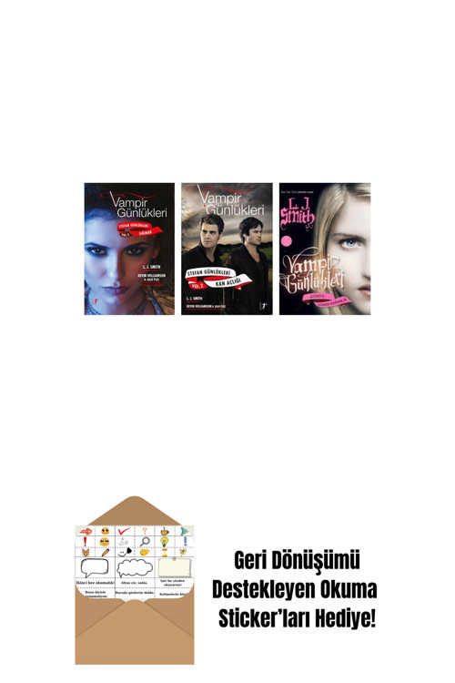 Artemis Yayınları L. J. Smith 3 Kitap Set + Okuma Sticker'Ları