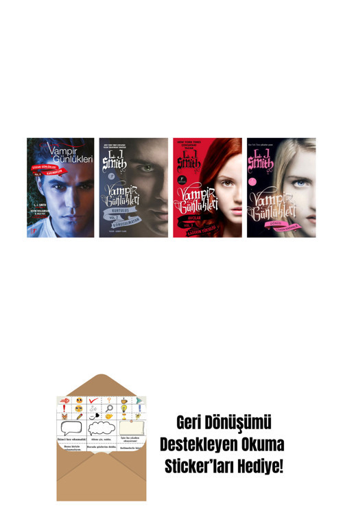 Artemis Yayınları L. J. Smith 4 Kitap Set + Okuma Sticker'Ları