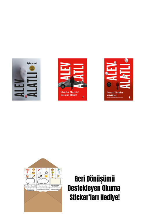 Everest Yayınları İşkenceci + Viva La Muerte! Yaşasın Ölüm! + Beyaz Türkler Küstüler + Okuma Sticker'Ları