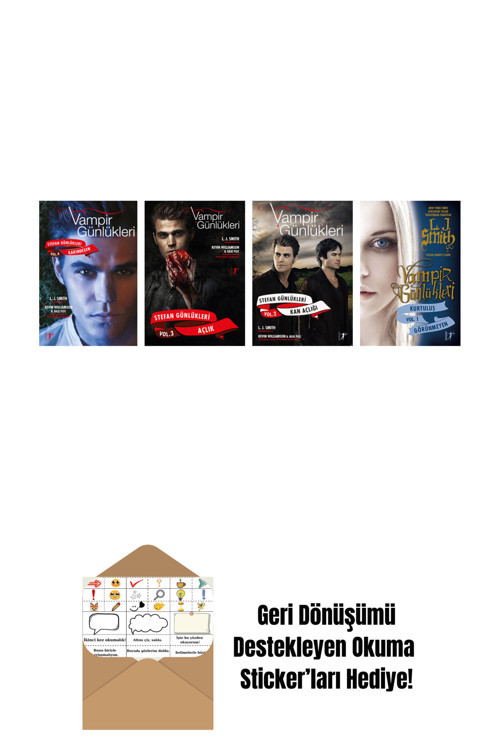 Artemis Yayınları L. J. Smith 4 Kitap Set + Okuma Sticker'Ları