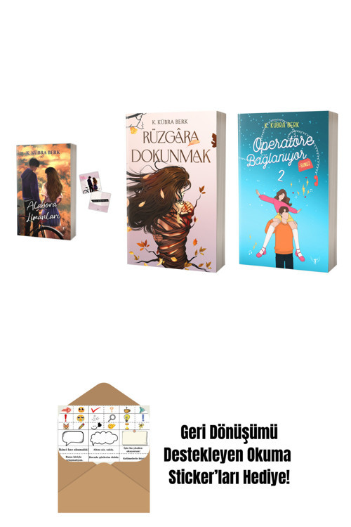 Artemis Yayınları K. Kübra Berk 3 Kitap Set + Okuma Sticker'Ları