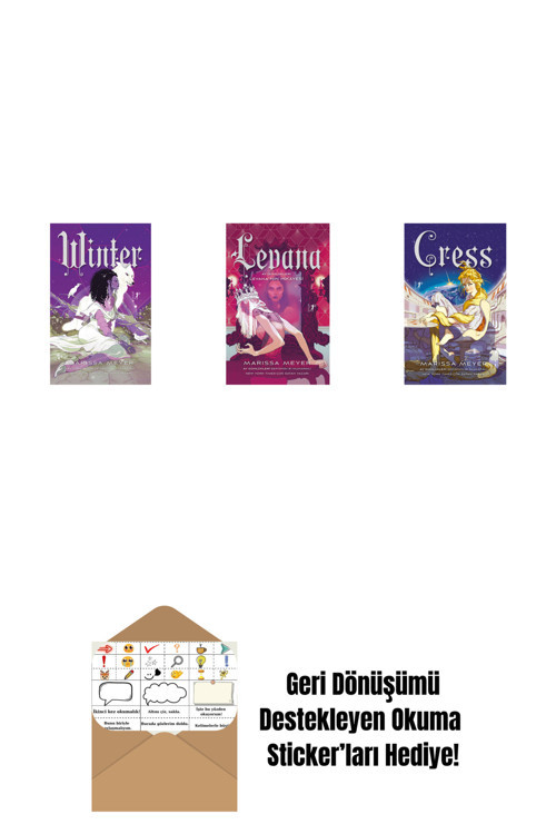 Artemis Yayınları Marissa Meyer 3 Kitap Set + Okuma Sticker'Ları