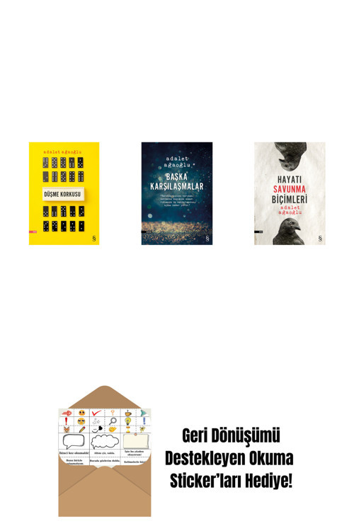 Everest Yayınları Düşme Korkusu + Başka Karşılaşmalar + Hayatı Savunma Biçimleri + Okuma Sticker'Ları