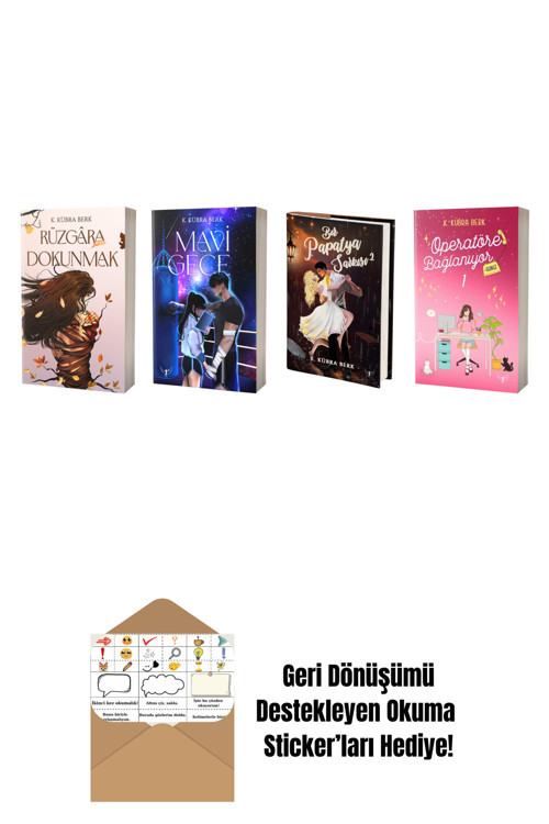 Artemis Yayınları K. Kübra Berk 4 Kitap Set + Okuma Sticker'Ları