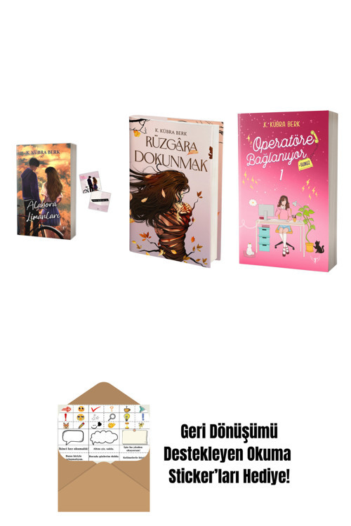 Artemis Yayınları K. Kübra Berk 3 Kitap Set + Okuma Sticker'Ları