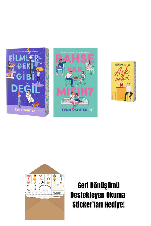 Artemis Yayınları Lynn Painter 3 Kitap Set + Okuma Sticker'Ları
