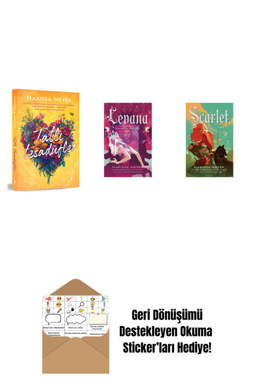 Artemis Yayınları Marissa Meyer 3 Kitap Set + Okuma Sticker'Ları