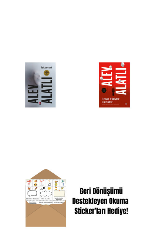 Everest Yayınları İşkenceci + Beyaz Türkler Küstüler + Okuma Sticker'Ları