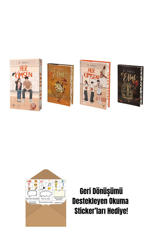 Artemis Yayınları R. İdeli 4 Kitap Set + Okuma Sticker'Ları
