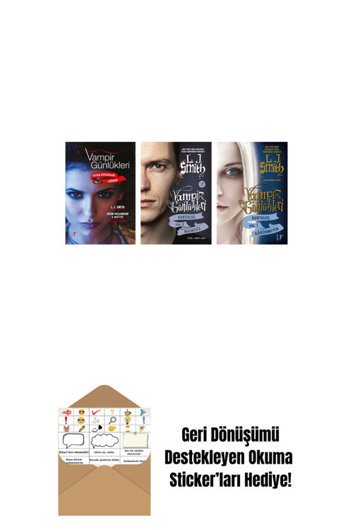 Artemis Yayınları L. J. Smith 3 Kitap Set + Okuma Sticker'Ları