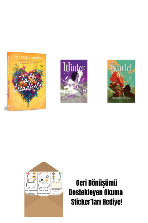 Artemis Yayınları Marissa Meyer 3 Kitap Set + Okuma Sticker'Ları