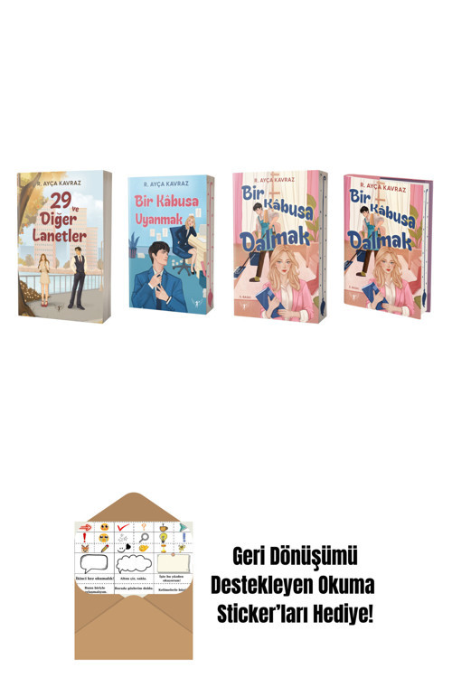 Artemis Yayınları R. Ayça Kavraz 4 Kitap Set + Okuma Sticker'Ları