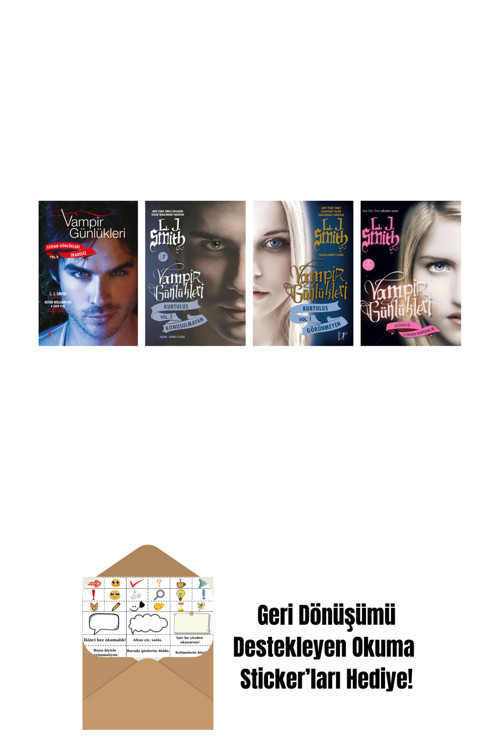 Artemis Yayınları L. J. Smith 4 Kitap Set + Okuma Sticker'Ları