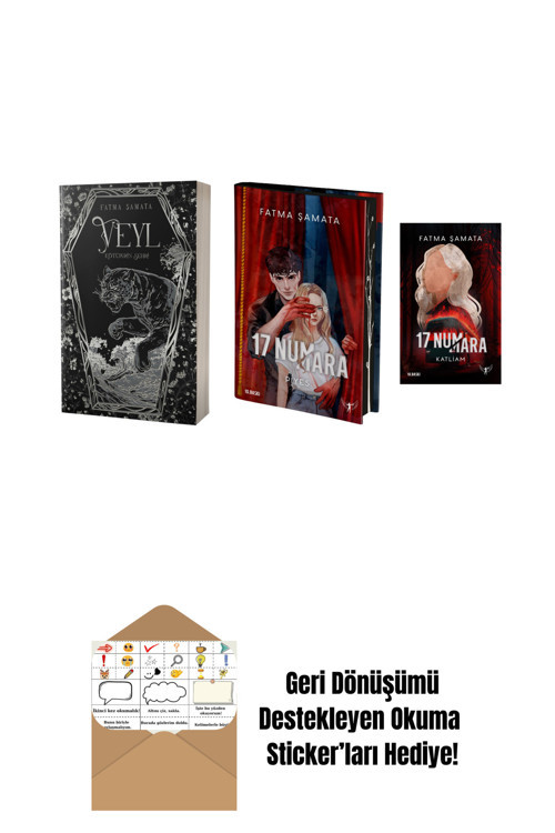 Artemis Yayınları Fatma Şamata 3 Kitap Set + Okuma Sticker'Ları