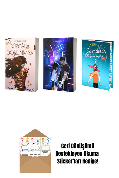 Artemis Yayınları K. Kübra Berk 3 Kitap Set + Okuma Sticker'Ları