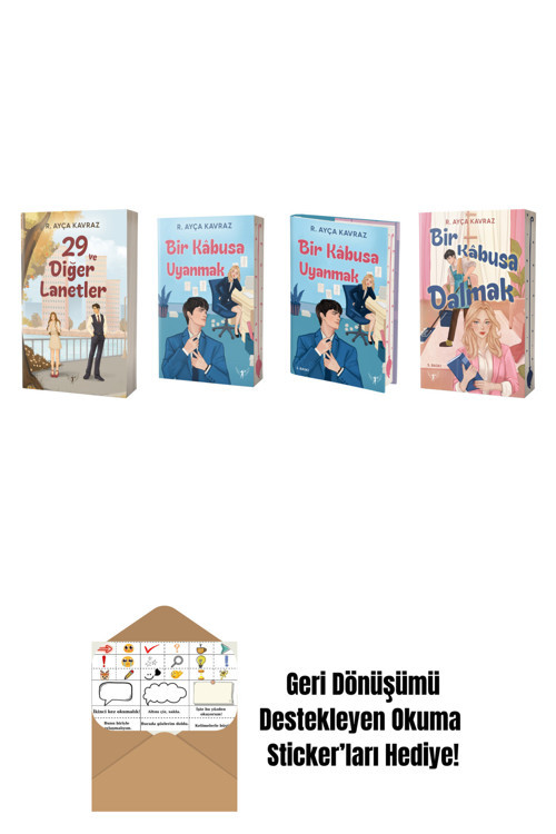 Artemis Yayınları R. Ayça Kavraz 4 Kitap Set + Okuma Sticker'Ları
