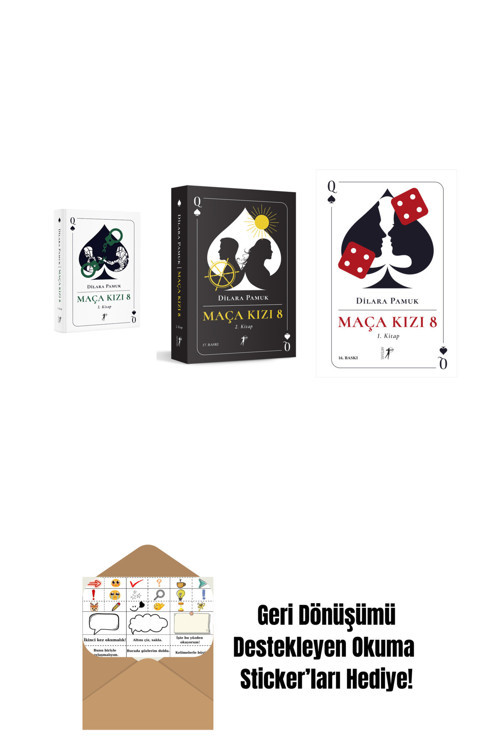 Artemis Yayınları Dilara Pamuk 3 Kitap Set + Okuma Sticker'Ları
