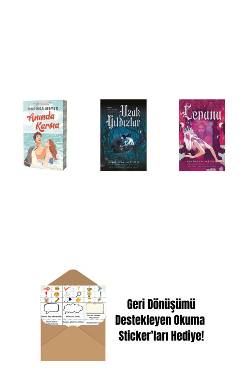 Artemis Yayınları Marissa Meyer 3 Kitap Set + Okuma Sticker'Ları