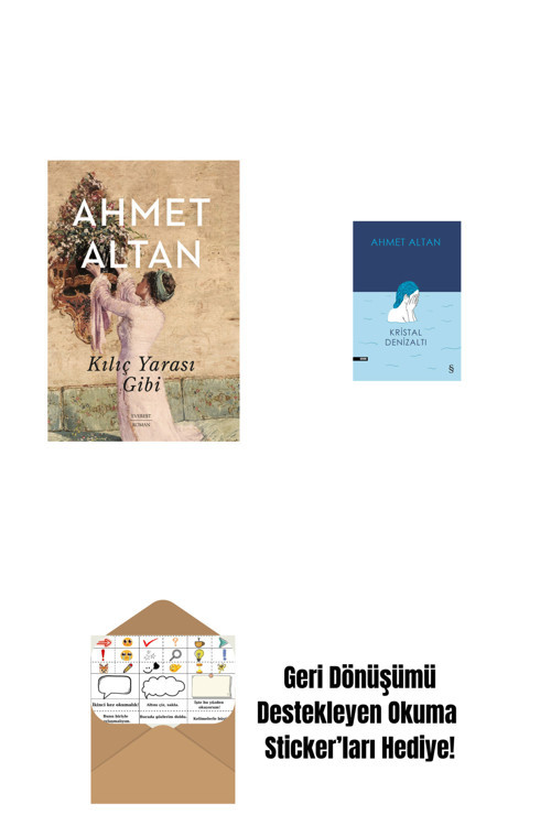 Everest Yayınları Kılıç Yarası Gibi + Kristal Denizaltı + Okuma Sticker'Ları