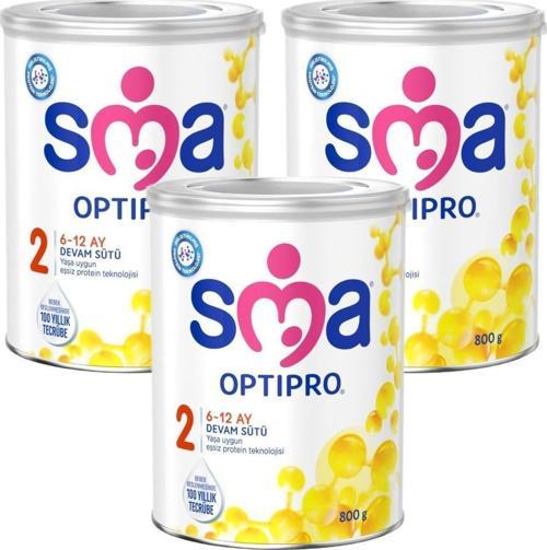 Optipro 2 No 800g 6-12 Ay Bebek Devam Sütü x3 Adet