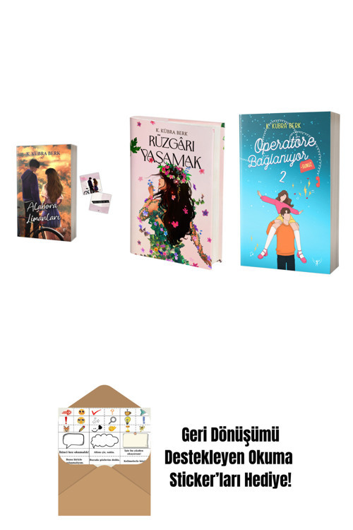 Artemis Yayınları K. Kübra Berk 3 Kitap Set + Okuma Sticker'Ları