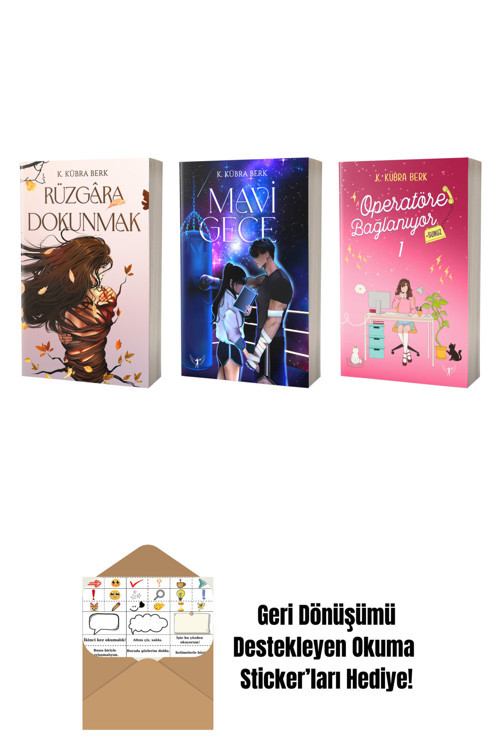 Artemis Yayınları K. Kübra Berk 3 Kitap Set + Okuma Sticker'Ları