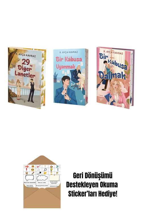 Artemis Yayınları R. Ayça Kavraz 3 Kitap Set + Okuma Sticker'Ları