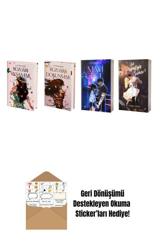 Artemis Yayınları K. Kübra Berk 4 Kitap Set + Okuma Sticker'Ları