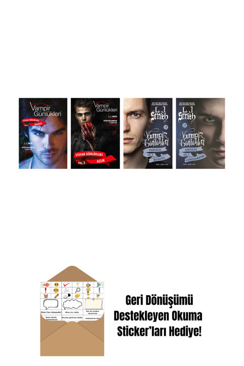 Artemis Yayınları L. J. Smith 4 Kitap Set + Okuma Sticker'Ları