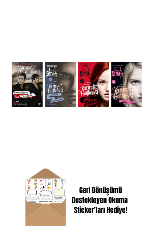 Artemis Yayınları L. J. Smith 4 Kitap Set + Okuma Sticker'Ları