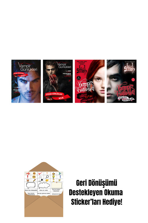 Artemis Yayınları L. J. Smith 4 Kitap Set + Okuma Sticker'Ları