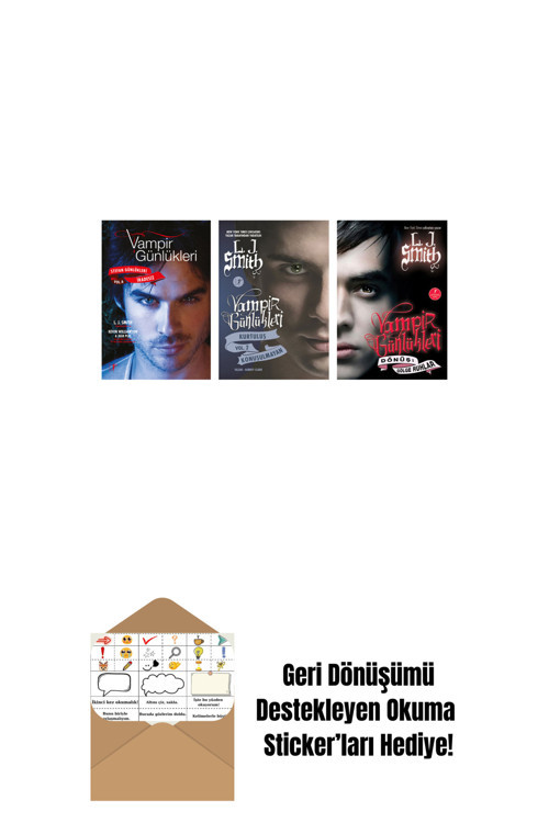 Artemis Yayınları L. J. Smith 3 Kitap Set + Okuma Sticker'Ları