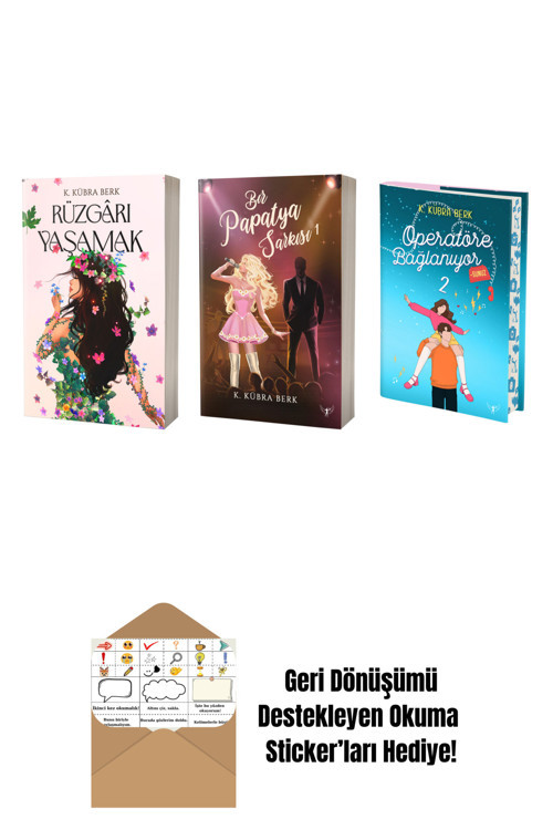 Artemis Yayınları K. Kübra Berk 3 Kitap Set + Okuma Sticker'Ları
