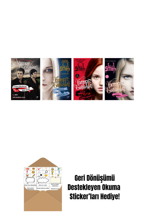 Artemis Yayınları L. J. Smith 4 Kitap Set + Okuma Sticker'Ları