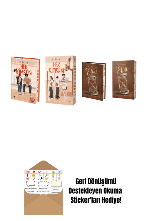 Artemis Yayınları R. İdeli 4 Kitap Set + Okuma Sticker'Ları