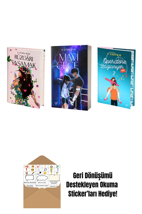 Artemis Yayınları K. Kübra Berk 3 Kitap Set + Okuma Sticker'Ları