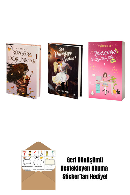 Artemis Yayınları K. Kübra Berk 3 Kitap Set + Okuma Sticker'Ları