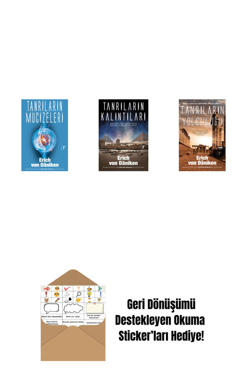 Artemis Yayınları Erich Von Daniken 3 Kitap Set + Okuma Sticker'Ları