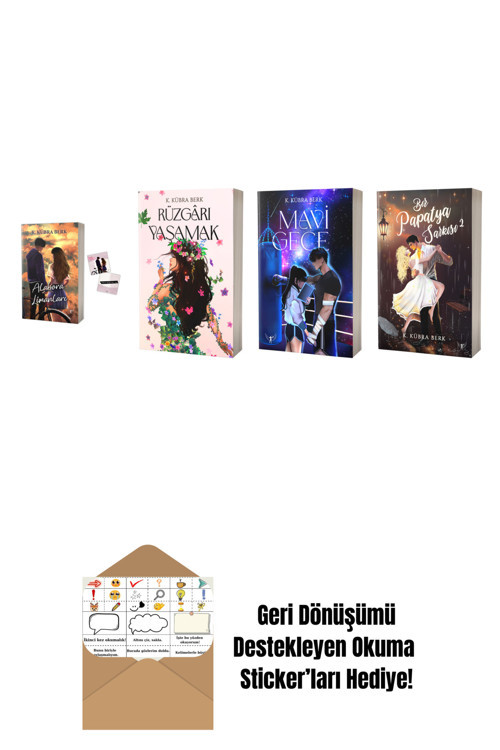 Artemis Yayınları K. Kübra Berk 4 Kitap Set + Okuma Sticker'Ları
