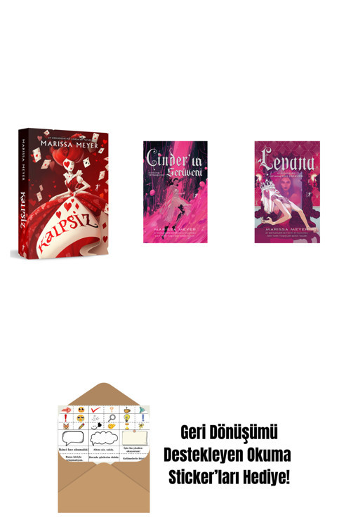 Artemis Yayınları Marissa Meyer 3 Kitap Set + Okuma Sticker'Ları