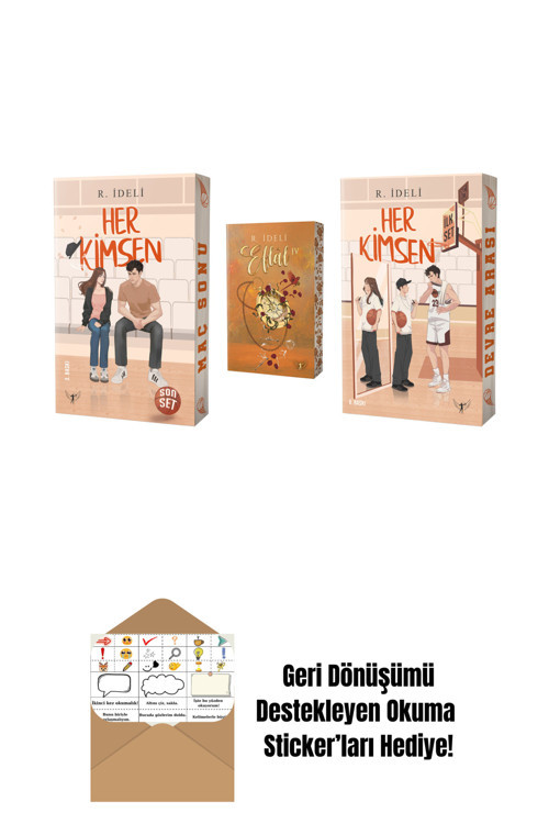Artemis Yayınları R. İdeli 3 Kitap Set + Okuma Sticker'Ları