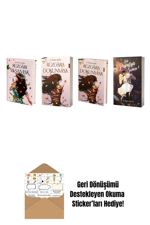 Artemis Yayınları K. Kübra Berk 4 Kitap Set + Okuma Sticker'Ları